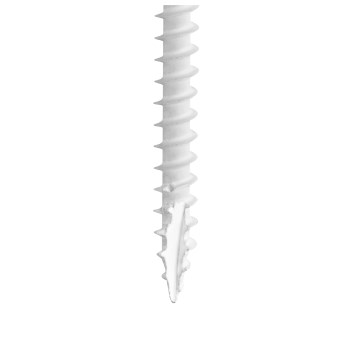 GRK RT Composite Trim Head Screw, White - #8 x 2-1/2", 100pk