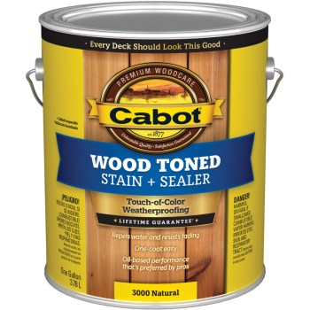 Deck & Siding Stain,  Natural ~ Gallon