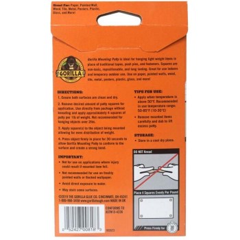 Gorilla Mounting Putty - 2 oz