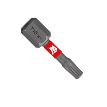 Torx Drive Bit  T15   1"   2pk
