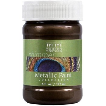 Metallic Paint, English Brown  ~ 6 Ounce