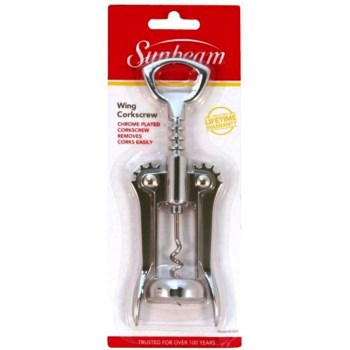 Sunbeam/Robinson 61089 Corkscrew &amp; Bottle Opener ~ Wing Style 