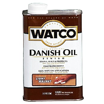 Watco 65551 Light Walnut Danish Oil, , Pint