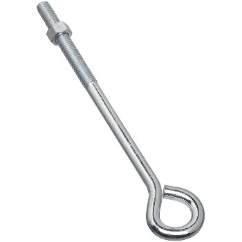 Zinc Eye Bolt, 2160 bc 1 / 4 x 2 - 1 / 2 Inches