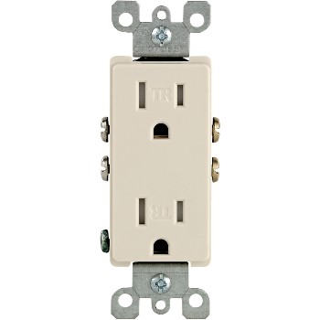 Leviton S04-T5325-00T Decora Tamper-Resistant Receptacle