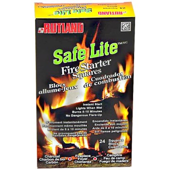 Safe Lite Fire Starter Squares ~ 24 Squares/24 Boxes