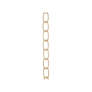 Oval Swag Chain - Brass Plated - 36 inch
