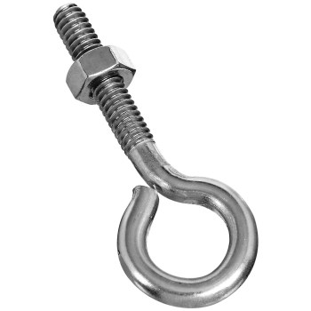 National 221580 Stainless Steel Eye Bolt ~ 1/4 x 2 1/2