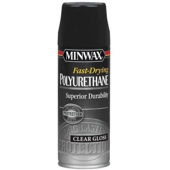 Minwax 33050 Interior Spray Polyurethane, Clear Gloss ~ 11.5oz Aerosol Spray