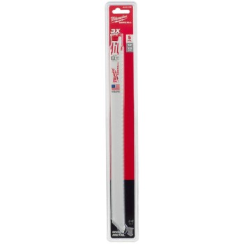 Milwaukee Sawzall Bi-Metal Blade - 12", 18 TPI, 5pk
