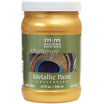 Modern Masters Me358-32 Metallic Paint, Gold Rush 32 Ounce