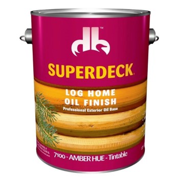 Superdeck/duckback 71004 Log Home Oil Finish, Amber Hue ~ Gallon