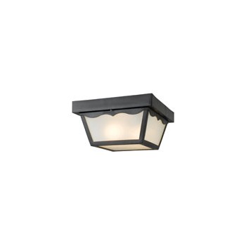 Hardware House 544916 Outdoor Ceiling Light Fixture Black 