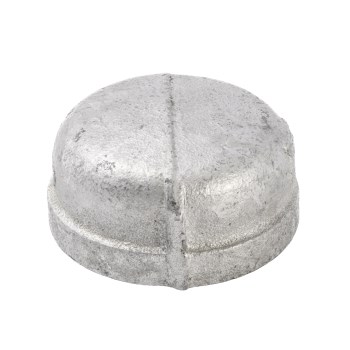 Pipe Cap, Galvanized (2")