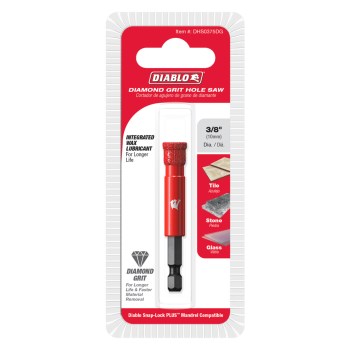 Diablo Diamond Grit Hole Saw - 3/8"