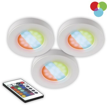 3pk Led Color Puck