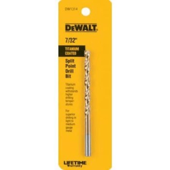 DeWalt DW1314 Titanium Bit, 7/32 inch