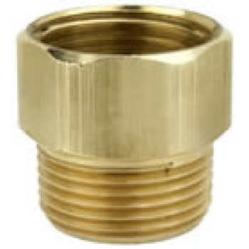 Brass Hose Connector ~ .75 MNH x .5 FNPT 