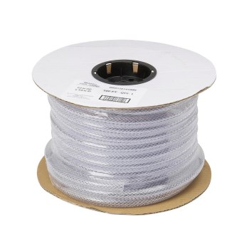 Braided Vinyl Tubing - 1/4" ID x 1/2" OD x 100 Ft
