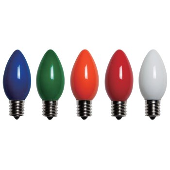 Santa's Forest LED C9 Filament Light Set, Multi - 25ct