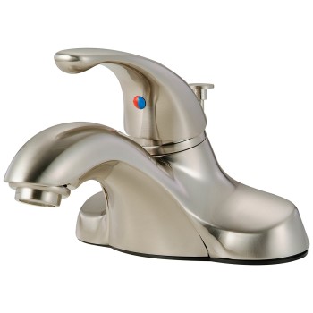 Lavatory Faucet,  Single Handle ~ Satin Nickel