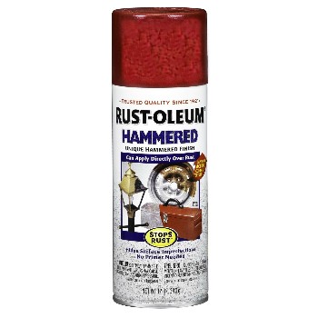 Rust-Oleum 7217830 Hammered Finish - Bright Red