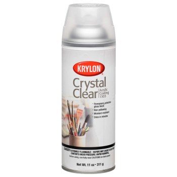 Krylon Crystal Clear Acrylic Coating - 11 oz