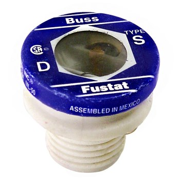 Type S Plug Fuse - 15 Amp/125 Volt