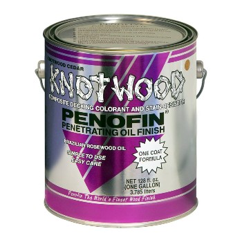 Penofin F3EKRGA Knotwood Penetrating Oil Finish, Redwood  ~ Gallon