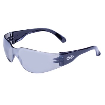Global Vision Rider FM Safety Glasses with Mirror Lens, UV400, Large