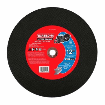 Diablo Steel Demon Cut-Off Disc   12" x 1/8"  20mm Arbor