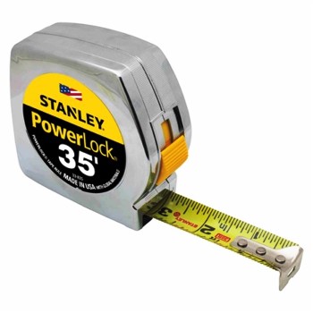Stanley 33-835 Classic PowerLock Tape Rule, 1" x 35 Ft 