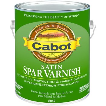 Cabot 1440008042007 Spar Varnish, Satin Finish ~ Gallon