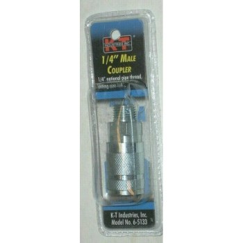 K-T Industries ARO Style Air Coupler - 1/4" Male NPT
