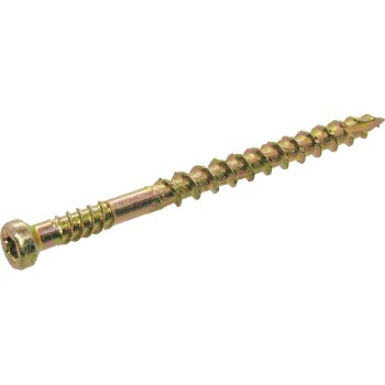 Prime Source #8 x 2-1/4" Trim Head Gold Construction Screw (1 lb)