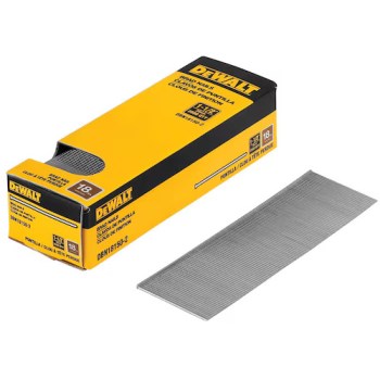 DeWalt 18-Gauge Brad Nails - 1-1/2", 2500pk