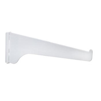 Series 180 Shelf Bracket ~ White, 12"