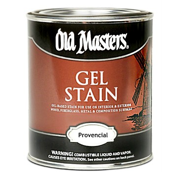 Old Masters 80504 Oil Based Gel Stain, Provencial ~ Quart 