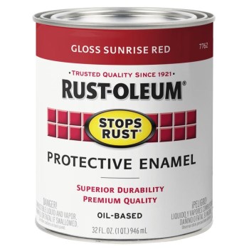 7762 Qt Sunrise Red Enamel