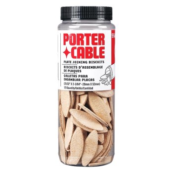 Porter-Cable Plate Joining Biscuits, #10 - Pack of 125