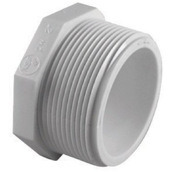 1 Pvc Sch40 Mpt Plug