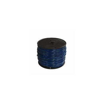 12 Blue 500 Thhn Solid Wire