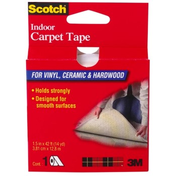 3M 051131626652 Scotch Carpet Tape ~ 1.5 inch x 42 feet 