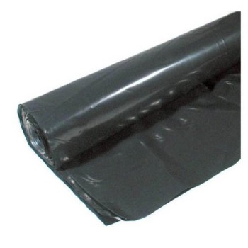 Coverall Plastic Sheeting,  Black ~ 10 x 25 Ft x  4 Mil