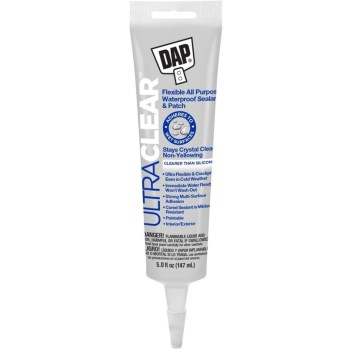 Ultra Clear Caulk, Waterproof ~ 5 oz.