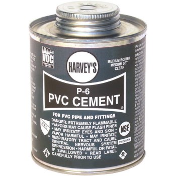PVC Cement, P-6 Medium Body ~ 32 oz