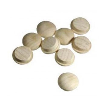 Button Head Plug,  Pack of 6 ~ 1"