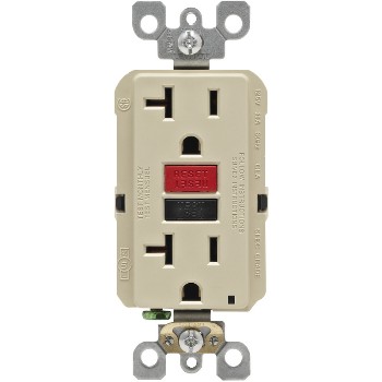 Leviton R99-GFNT2-RI Ivory 20a Gfci