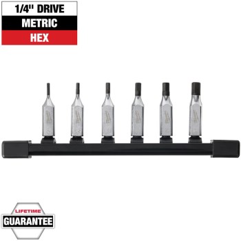 6pc 1/4 Hex Set