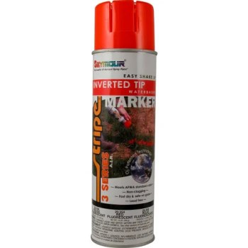 Marking Paint, Red Fluorescent - Case of 12